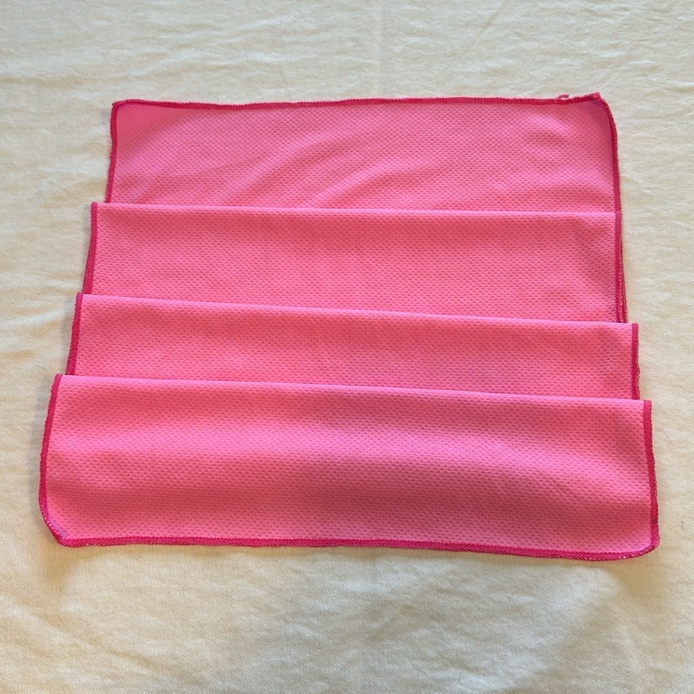 Small Pink Stretchy Scarf